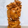 Tượng Di Lặc Ngũ Phúc Vạn Sự Như Ý Gỗ Hương Đá Cao 80