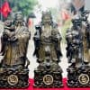 Tượng tam đa phúc lộc thọ gỗ mun hoa cao 68
