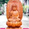 Tượng Địa Tạng Vương Bồ Tát Gỗ Hương