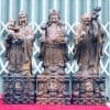 Tượng Tam Đa Phúc Lộc Thọ Gỗ Mun Hoa Cao 60