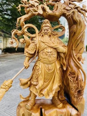 Tượng Quan Công Trấn Ải Gỗ Nhai Bách