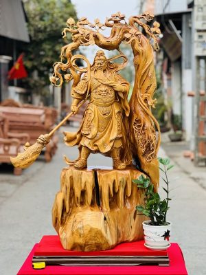 Tượng Quan Công Trấn Ải Gỗ Nhai Bách
