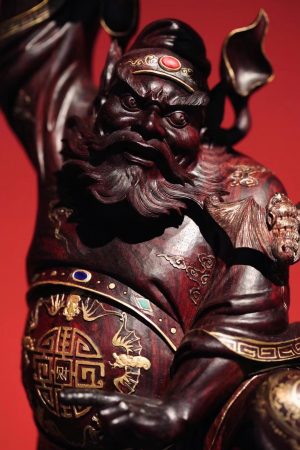 Tượng Đường Chung Quỳ Bắt Ma Vương Mộc Tử Đàn Ấn Độ