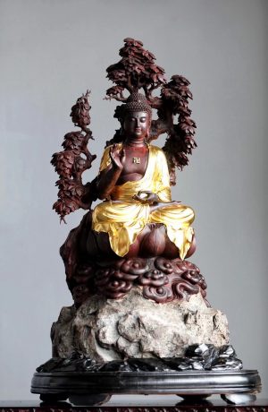 Tượng Phật A Di Đà Gỗ Vương Mộc Tử Đàn