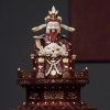 Tượng thần tài gỗ vương mộc tử đàn ấn độ