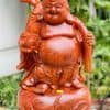 Tượng Di Lặc Đứng Bao Tiền Gỗ Hương Đá Cao 50