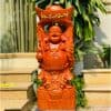 Tượng phật di lặc dâng vàng gỗ hương đá cao 80