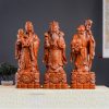 Tượng Tam Đa Phúc Lộc Thọ Gỗ Hương Đá Cao 60