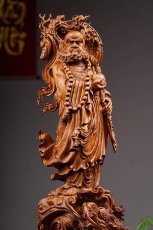 Tượng Đạt Ma Hàng Long Gỗ Sưa Cao 69