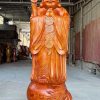 Tượng Di Lặc Chúc Phúc Gỗ Hương Đỏ Cao 1m8