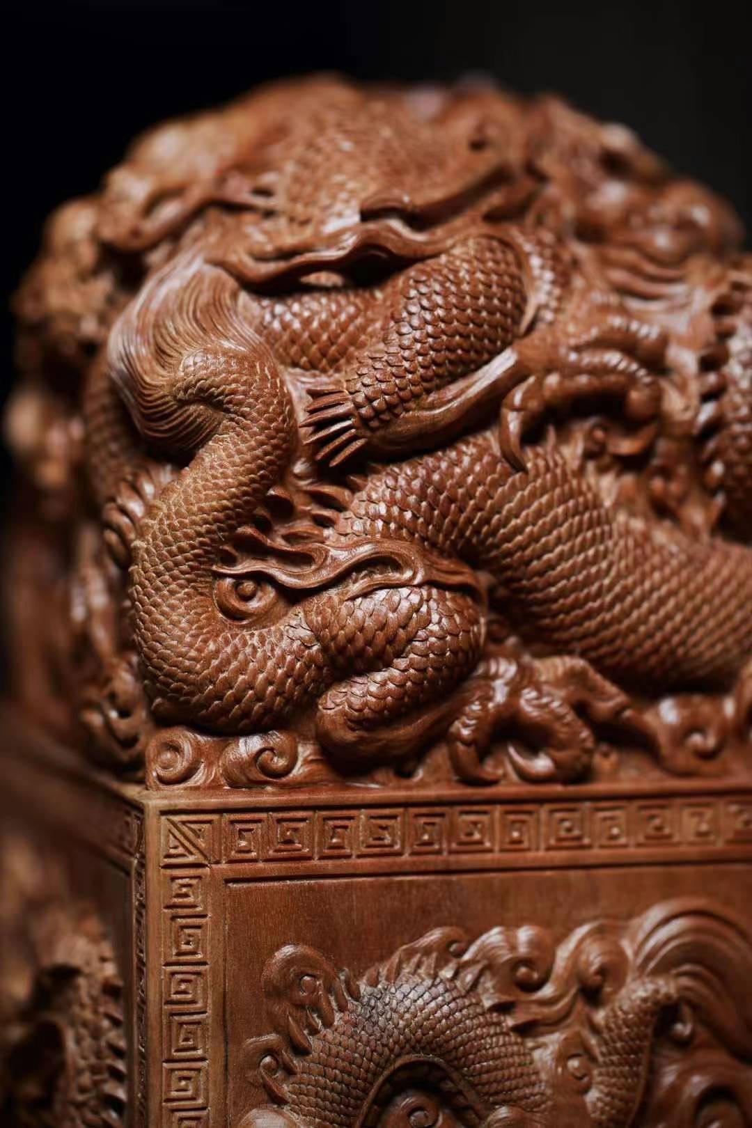 Ấn Cửu Long Gỗ Đàn Hương Ấn Độ