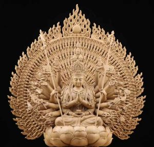 Tượng Quan Âm Thiên Thủ Thiên Nhãn Gỗ Trầm Dó Hải Nam